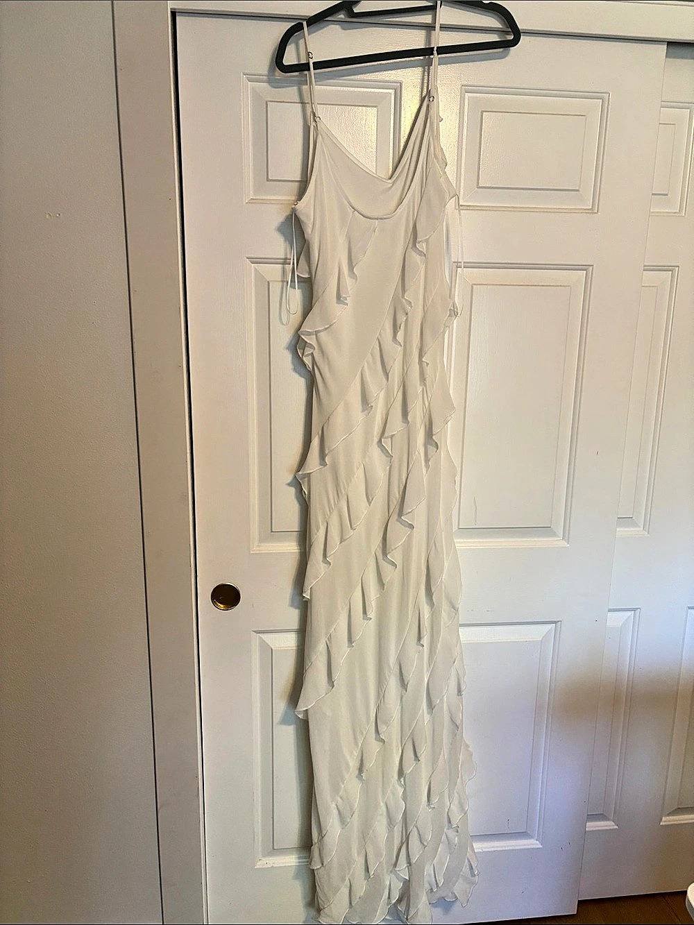 Altar'd State White Ruffle Maxi Dress - Picture 2 of 7